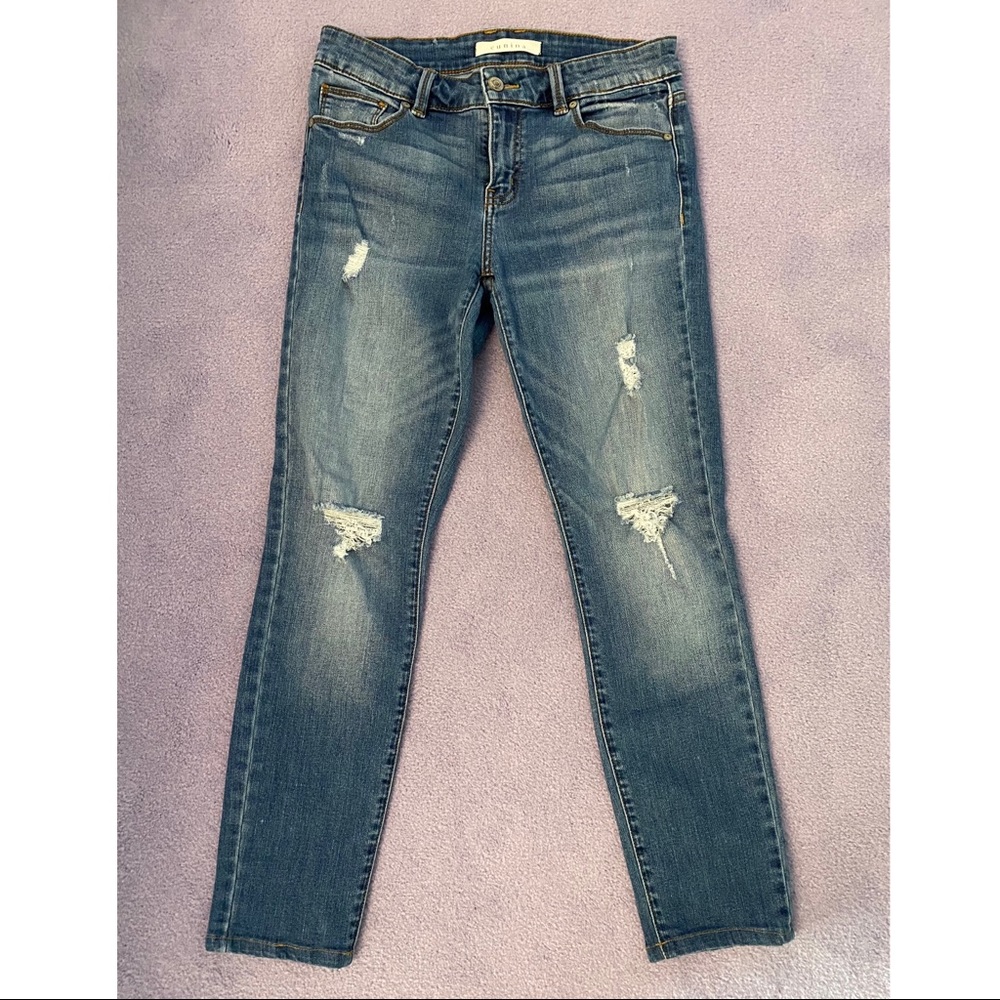 EUNINA Lauren Mid Rise Skinny Jeans